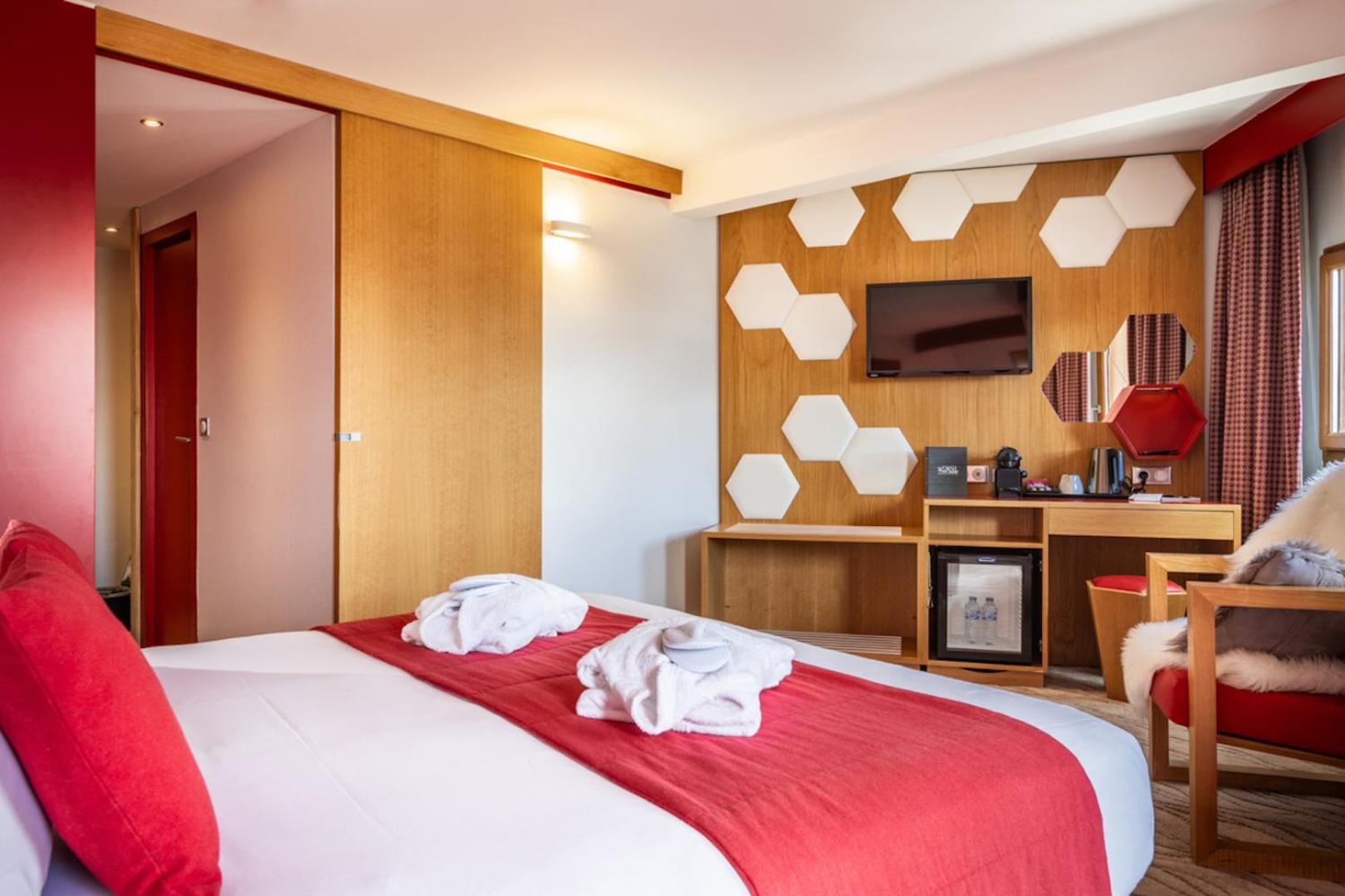Royal Ours Blanc Boutique Hotel & Spa Alpe d'Huez Rom bilde